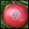 Apfel mit Logo